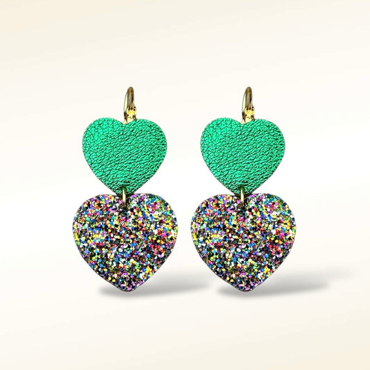 Boucles d'oreilles en cuir Amore Amore