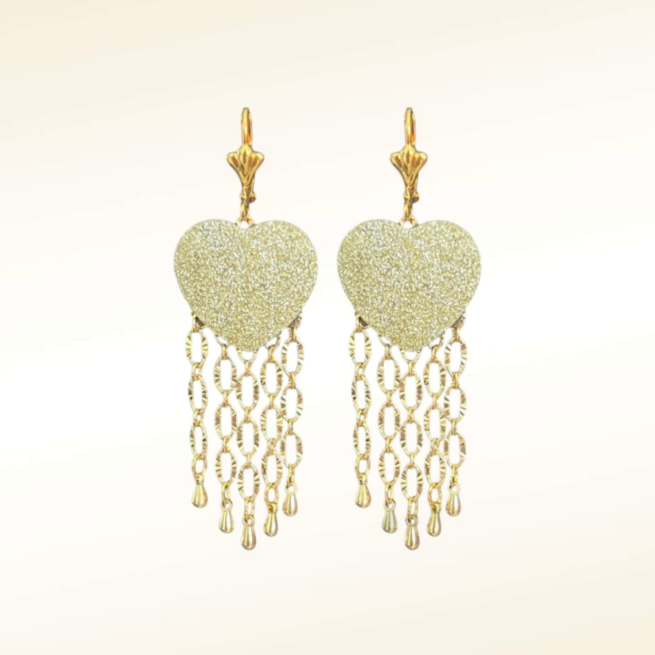 Boucles d'oreilles en cuir Aphrodite