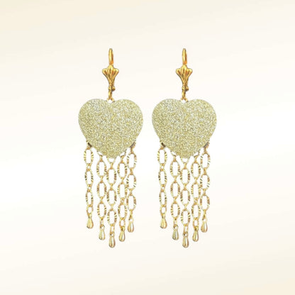 Boucles d'oreilles en cuir Aphrodite