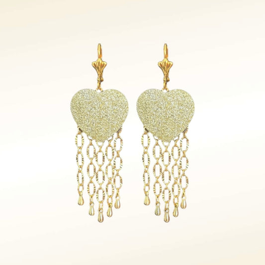 Boucles d'oreilles en cuir Aphrodite