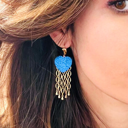 Boucles d'oreilles en cuir Aphrodite