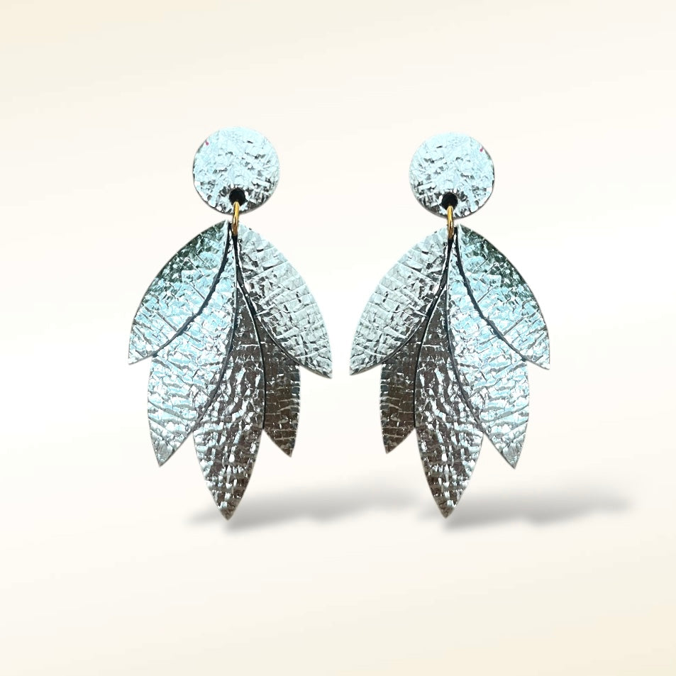 Boucles d'oreilles en cuir Amazon