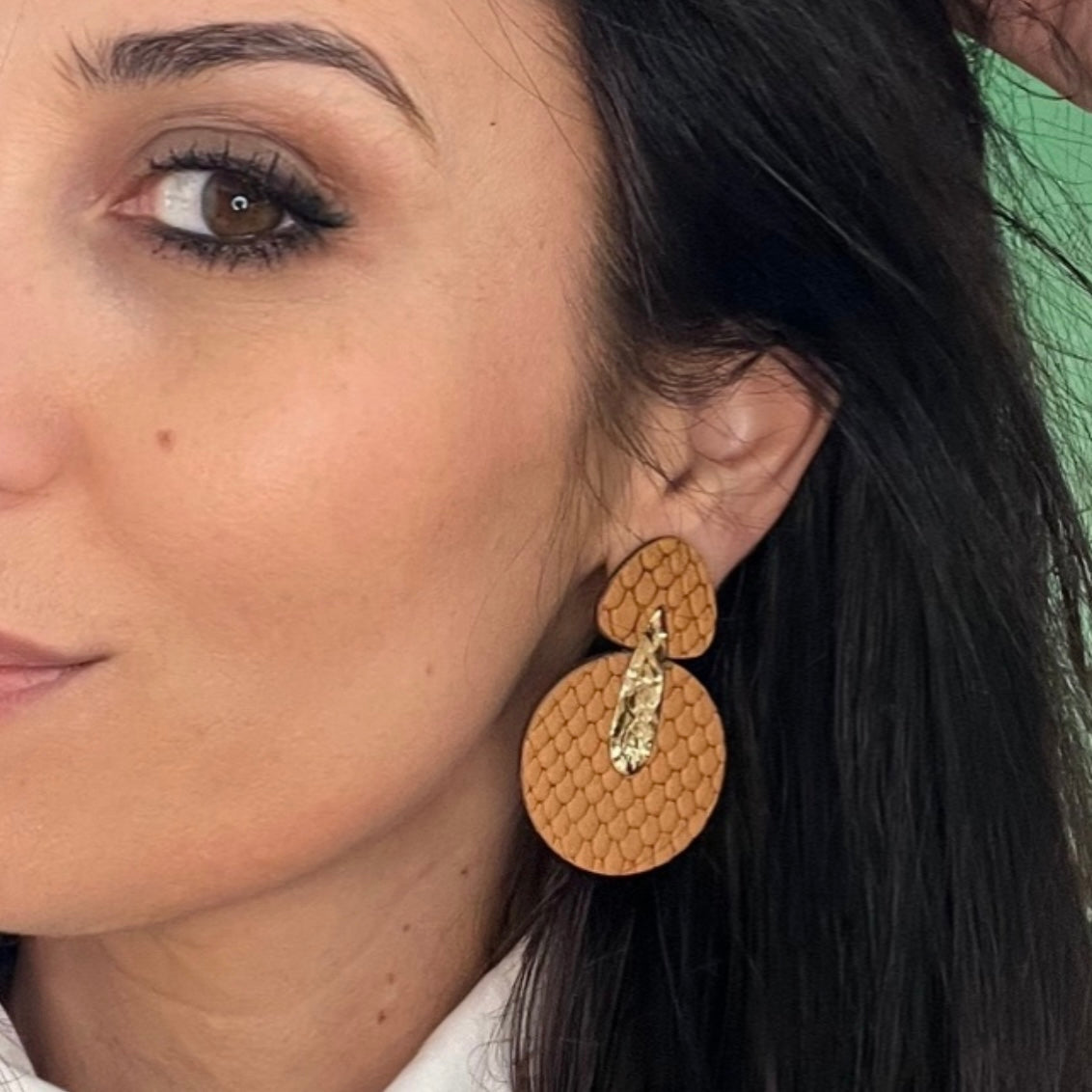 Boucles d'oreilles en cuir Eden