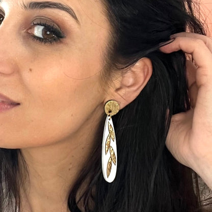 Boucles d'oreilles en cuir Holà!