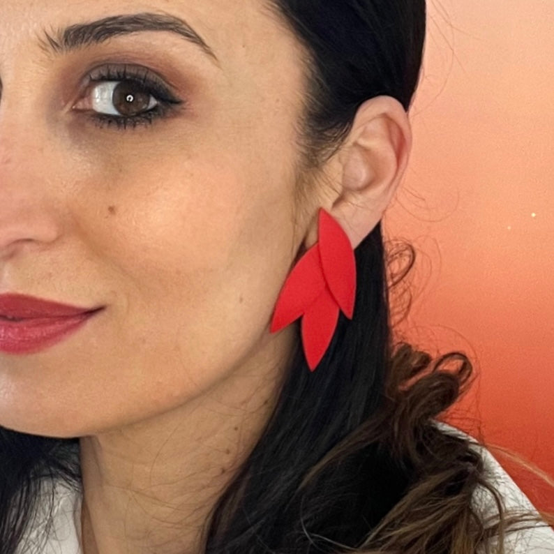 Boucles d'oreilles en cuir Frida