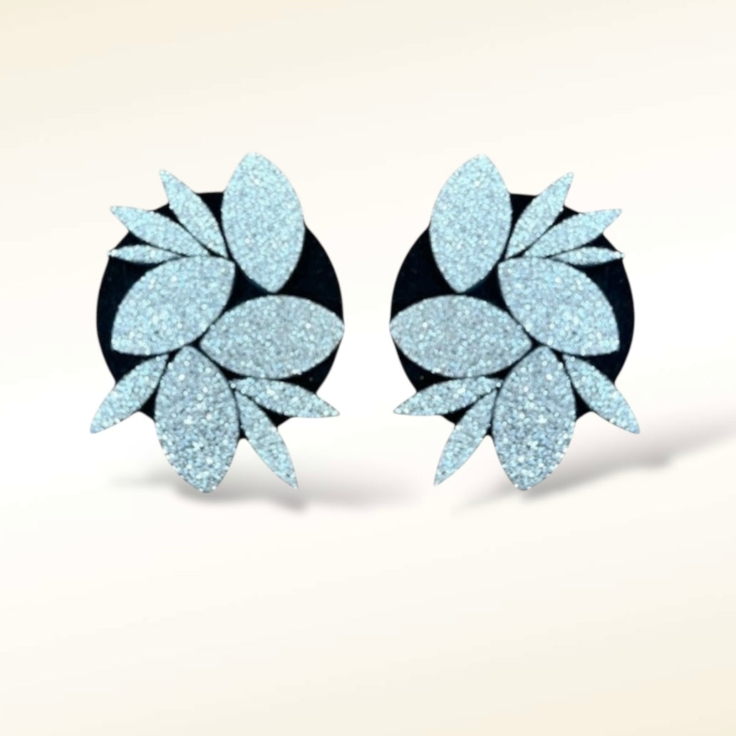 Boucles d'oreilles en cuir Oasis (Citron)