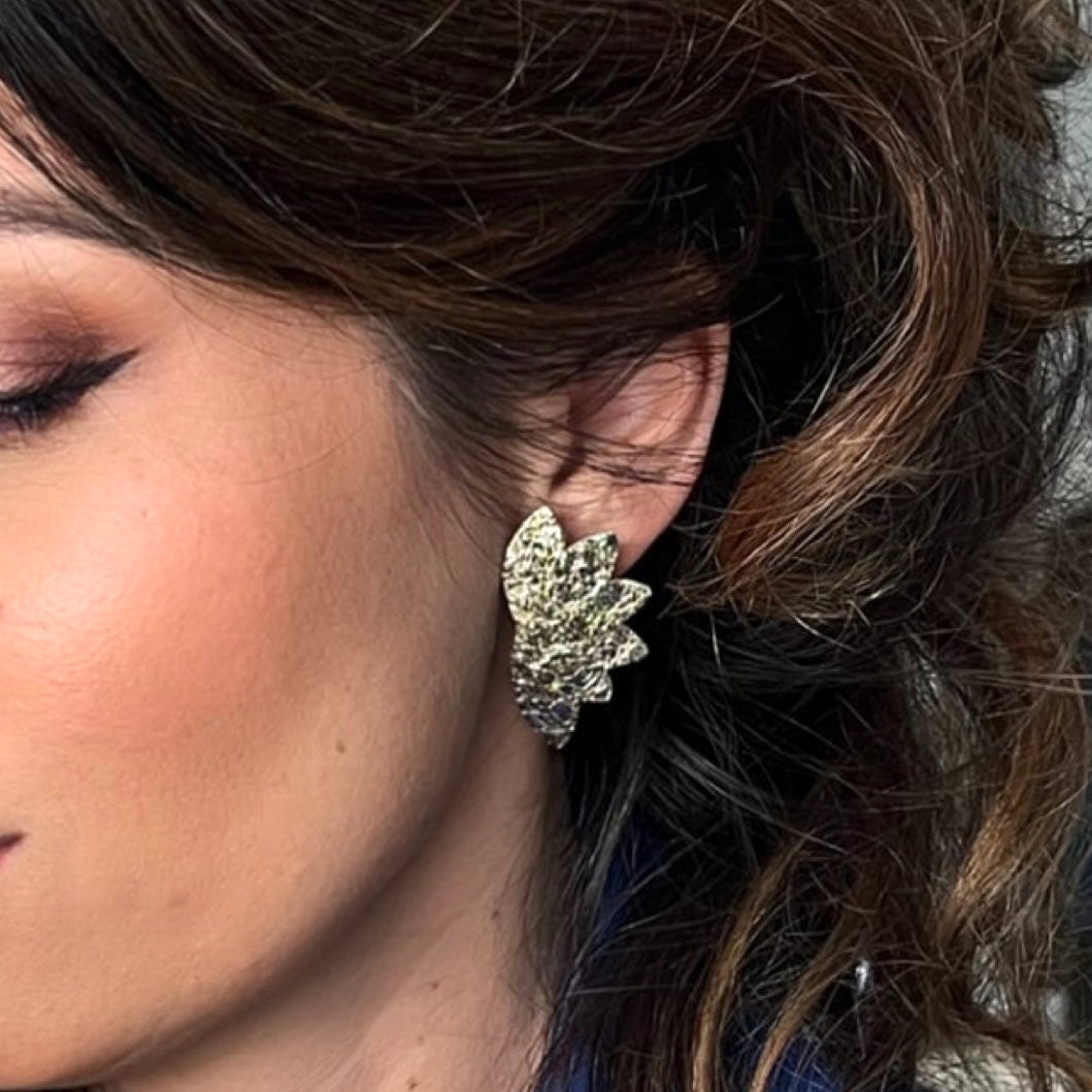 Boucles d'oreilles en cuir Gabrielle