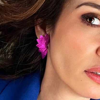 Boucles d'oreilles en cuir Gabrielle