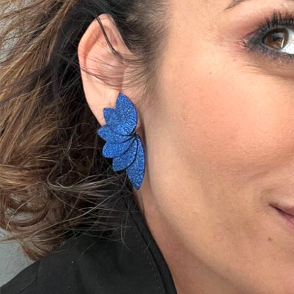 Boucles d'oreilles en cuir Gabrielle
