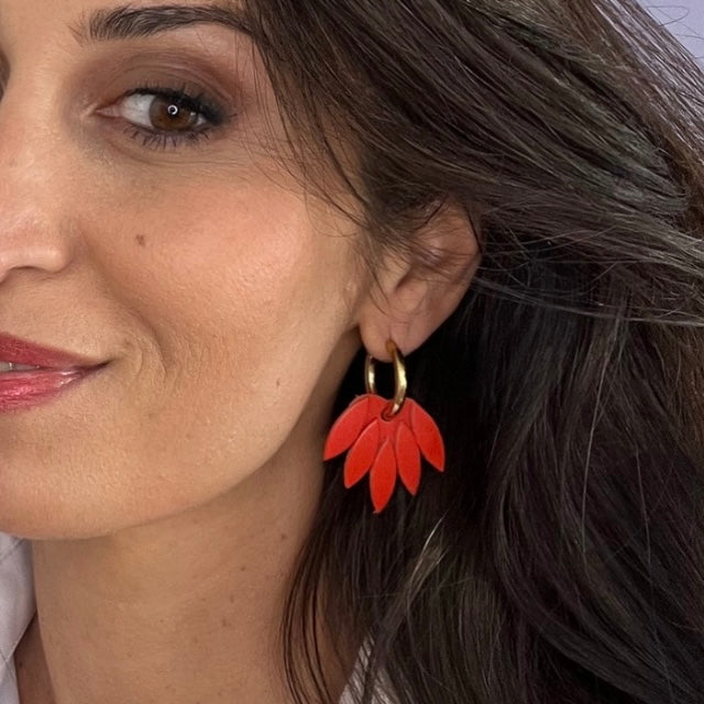 Boucles d'oreilles en cuir Mini-Patchouli