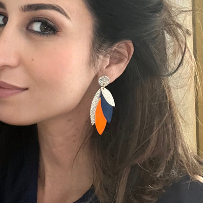 Boucles d'oreilles en cuir Pampa