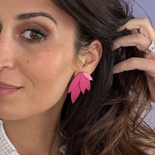 Boucles d'oreilles en cuir Rio