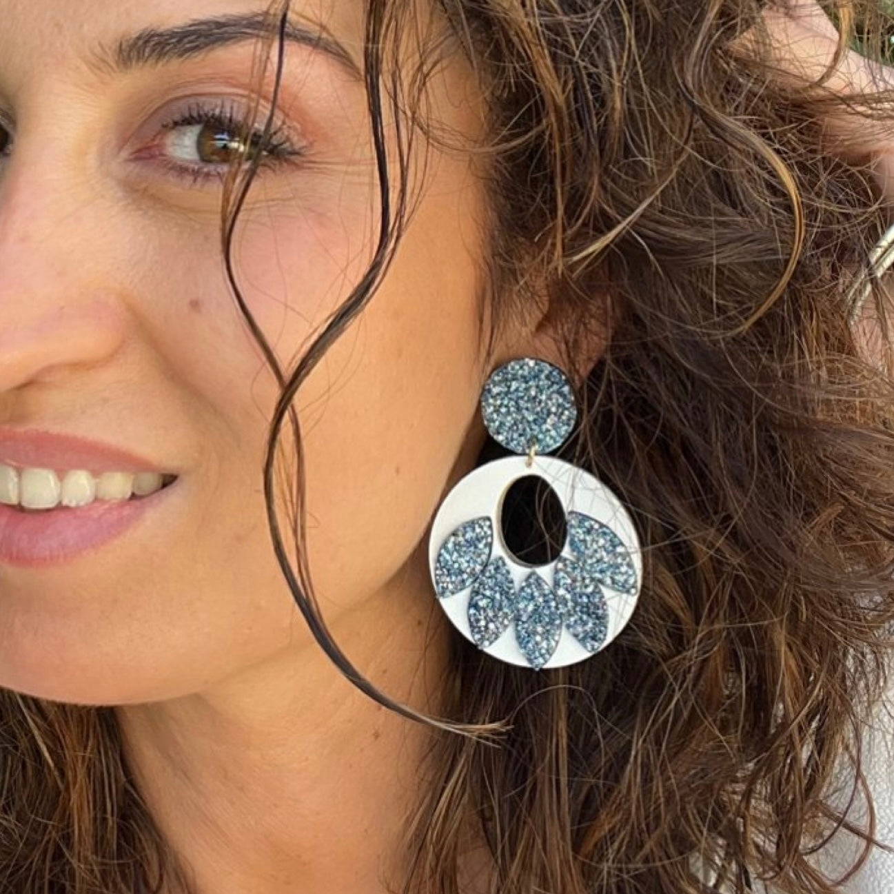 Boucles d'oreilles en cuir Jasmine