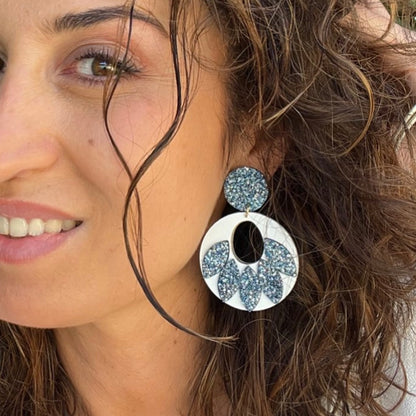 Boucles d'oreilles en cuir Jasmine