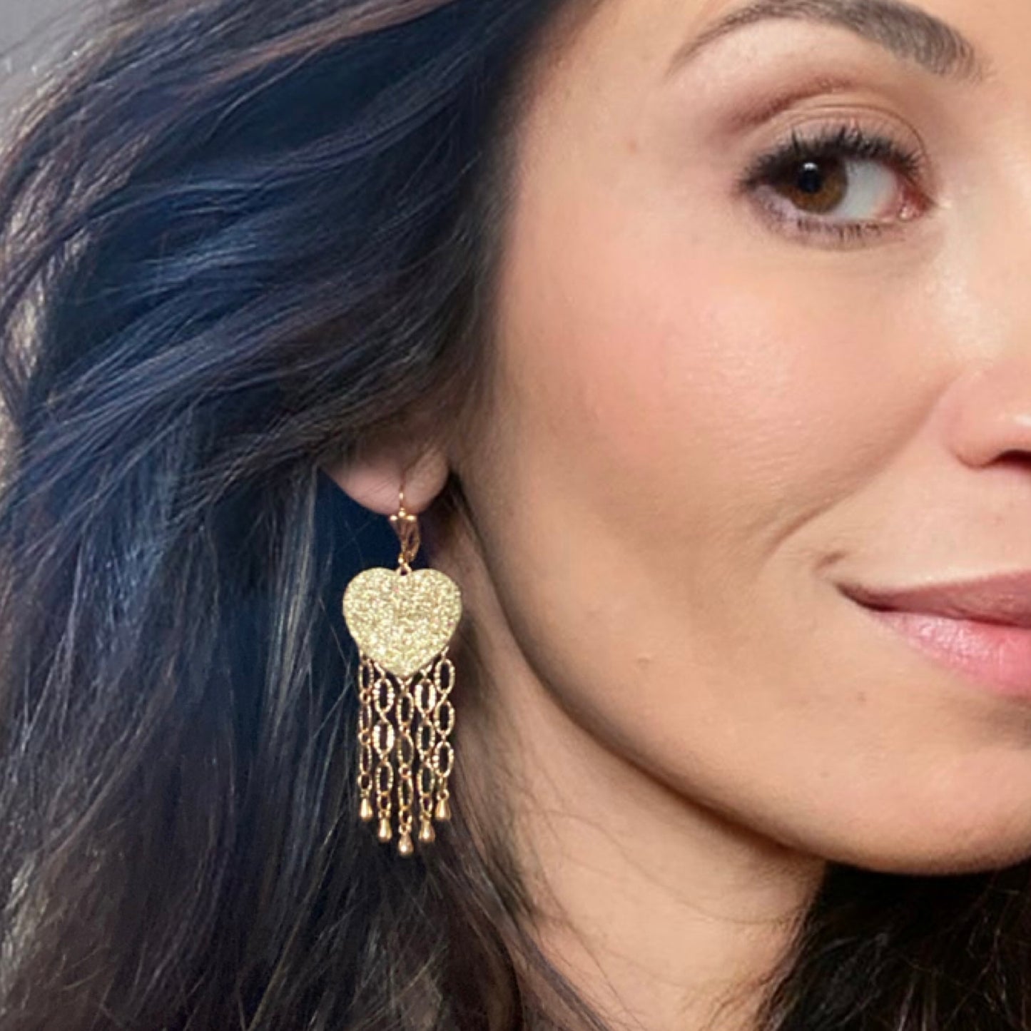 Boucles d'oreilles en cuir Aphrodite