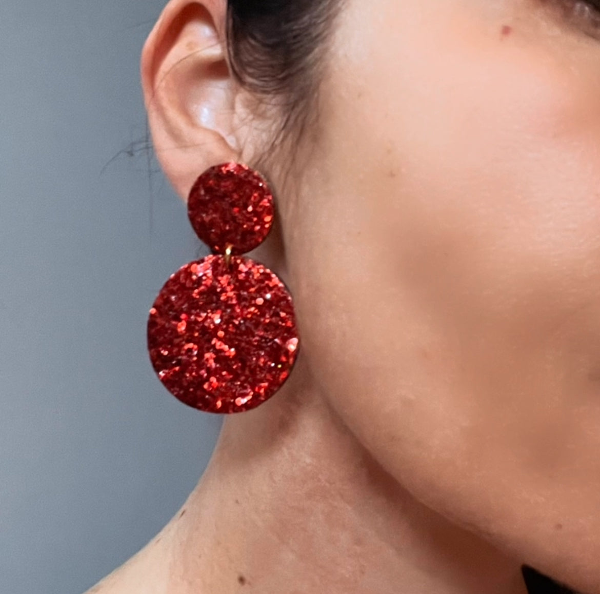Boucles d'oreilles en cuir Caroline