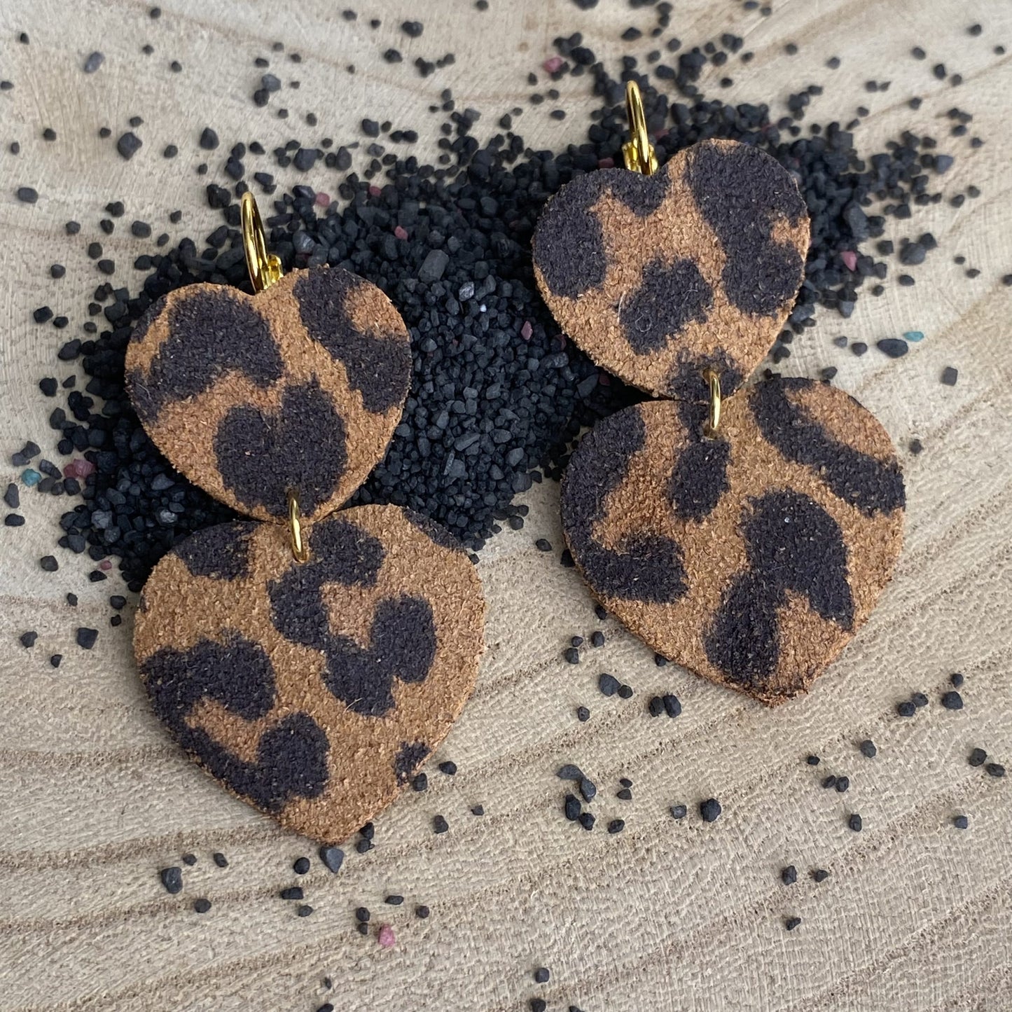 Boucles d'oreilles en cuir Amore Amore