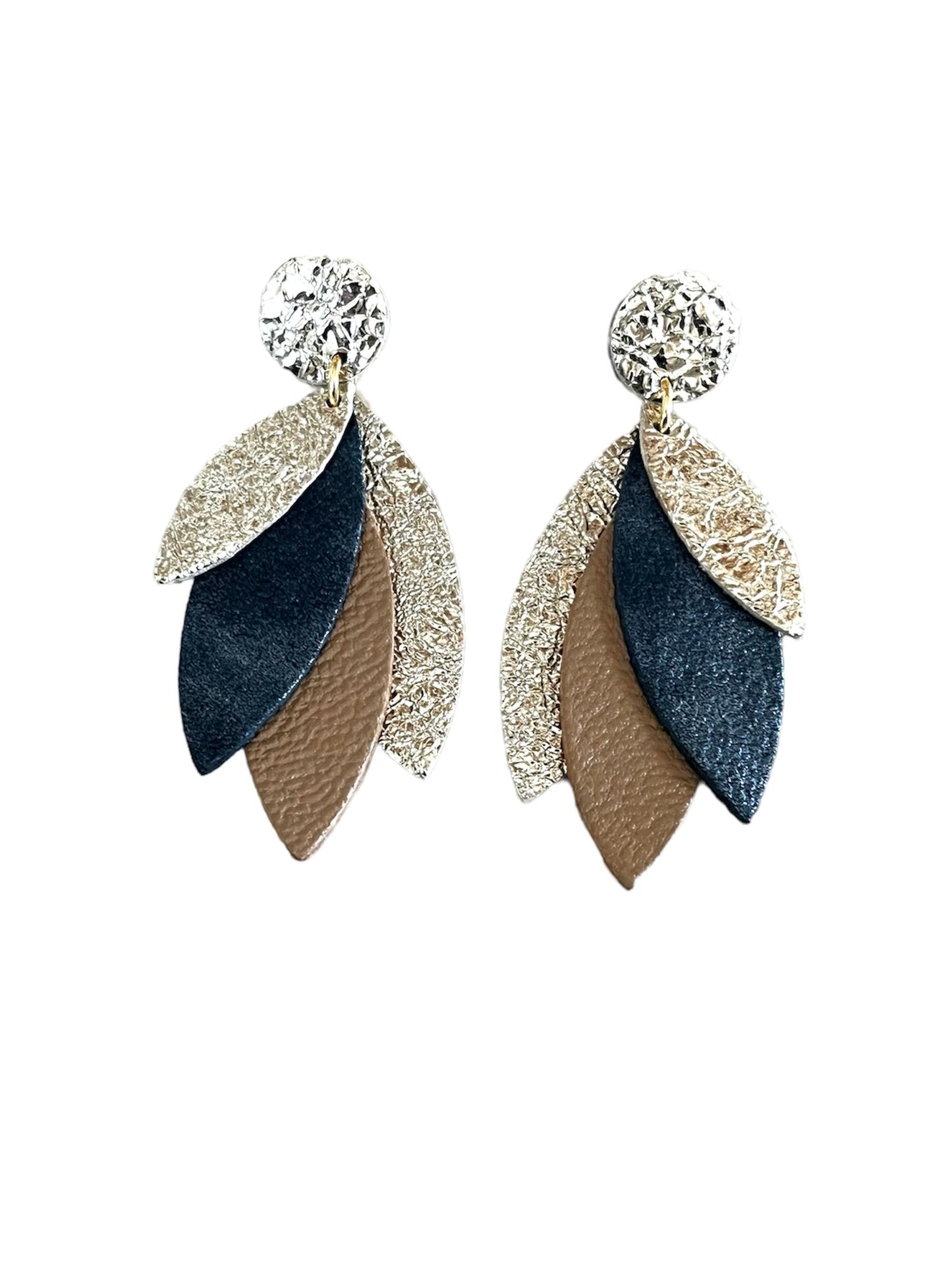 Boucles d'oreilles en cuir Pampa