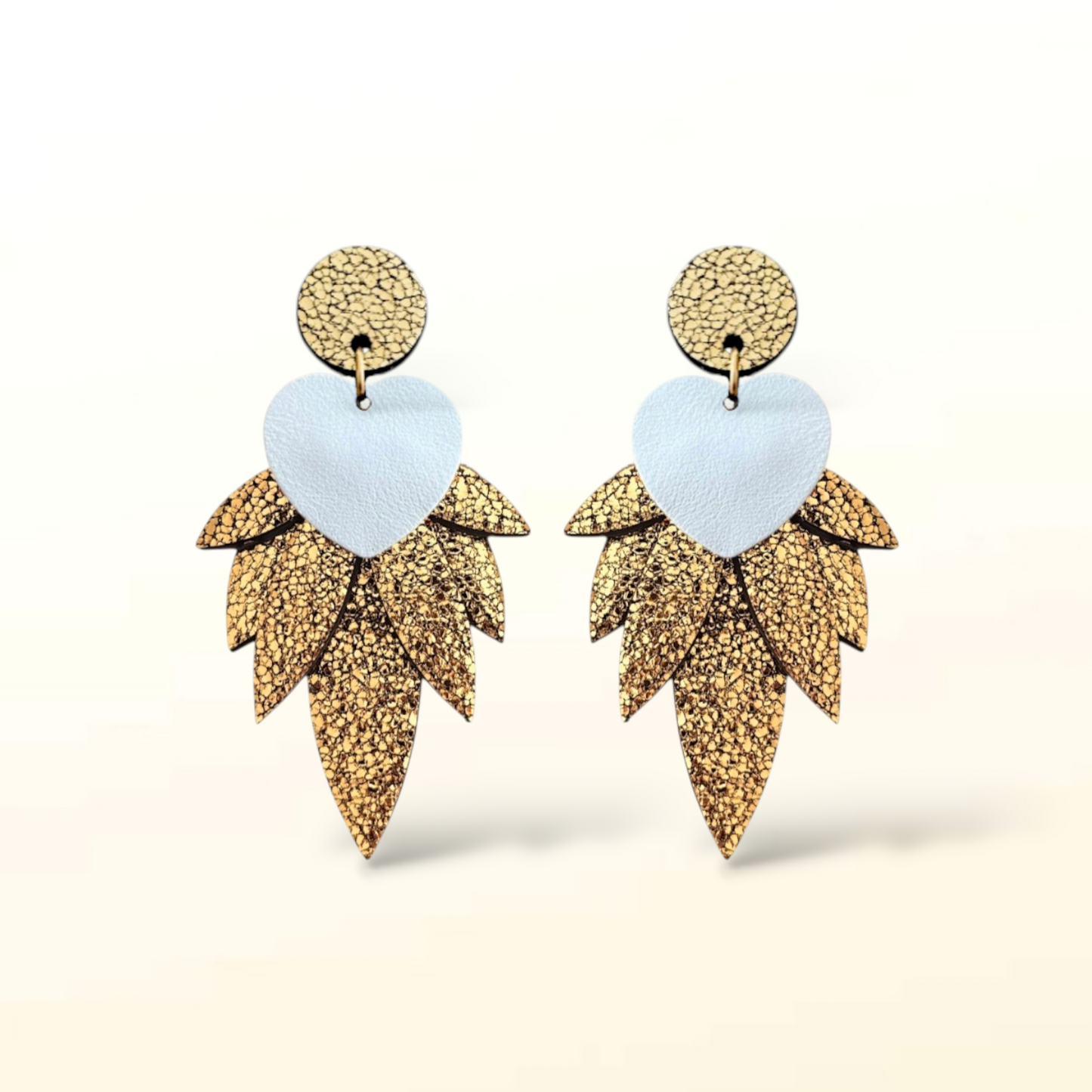 Boucles d'oreilles en cuir Nikita (Attaches)