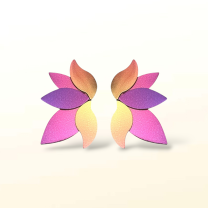 Boucles d'oreilles en cuir Florine