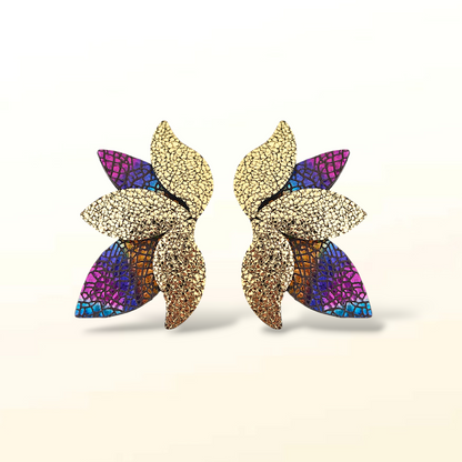 Boucles d'oreilles en cuir Florine