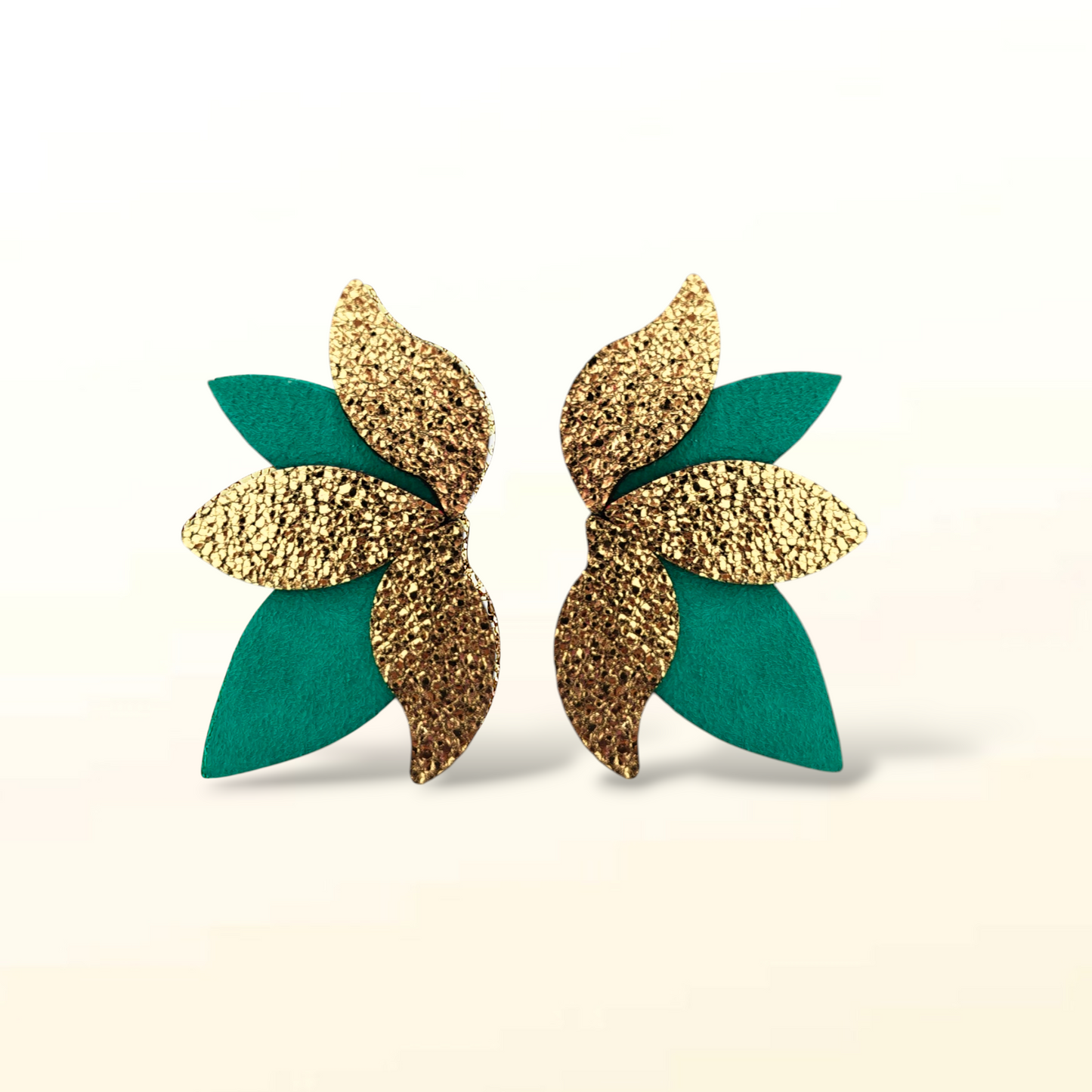 Boucles d'oreilles en cuir Florine