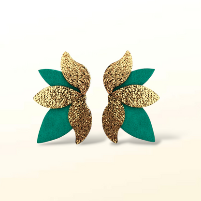 Boucles d'oreilles en cuir Florine