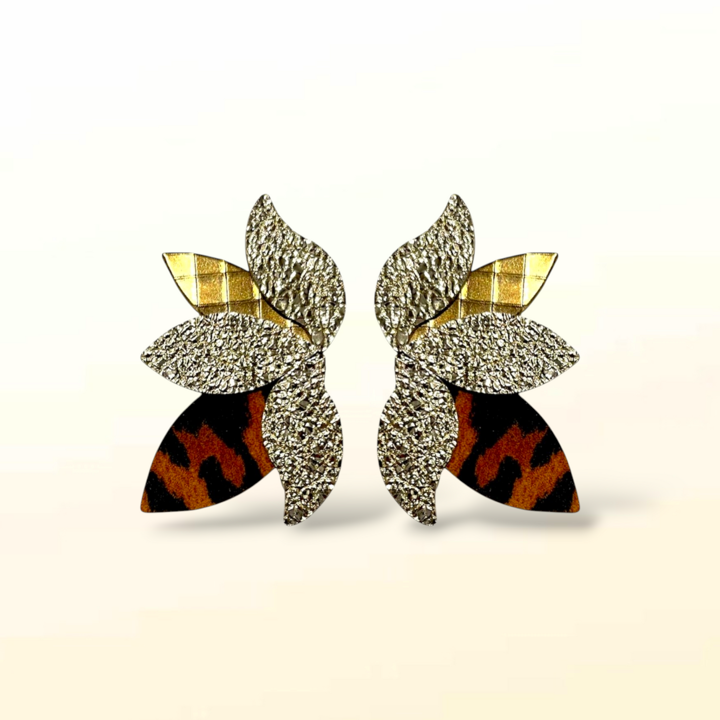 Boucles d'oreilles en cuir Florine