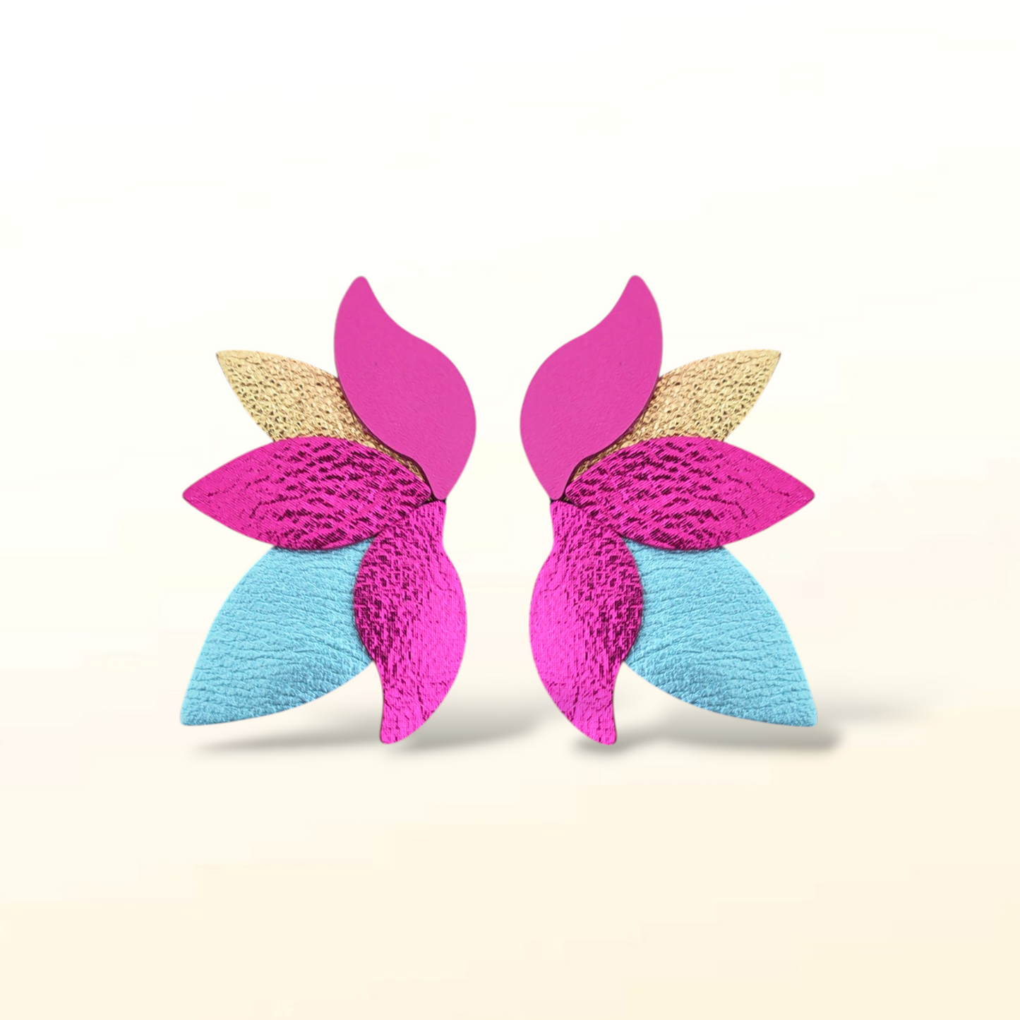 Boucles d'oreilles en cuir Florine