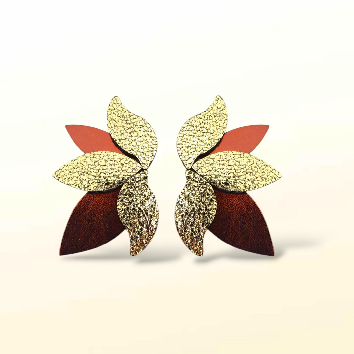 Boucles d'oreilles en cuir Florine