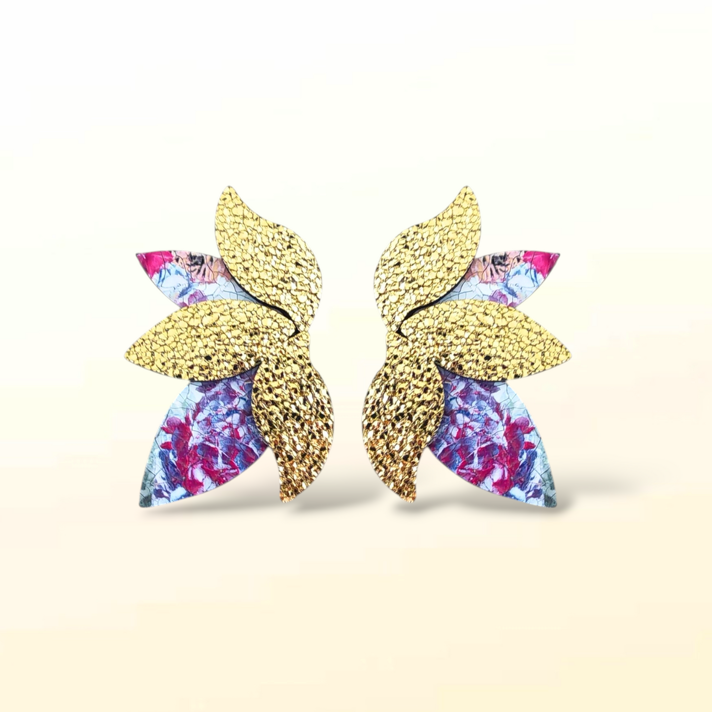 Boucles d'oreilles en cuir Florine