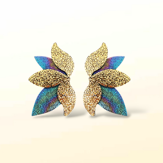 Boucles d'oreilles en cuir Florine