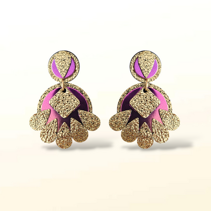 Boucles d'oreilles en cuir Bohème
