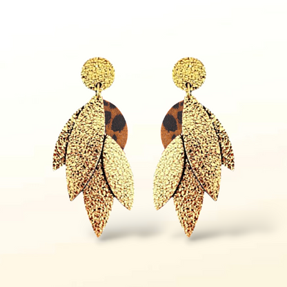 Boucles d'oreilles en cuir Sunny