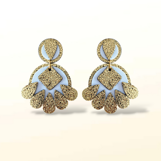 Boucles d'oreilles en cuir Bohème