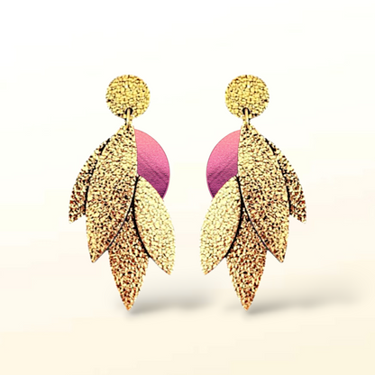 Boucles d'oreilles en cuir Sunny