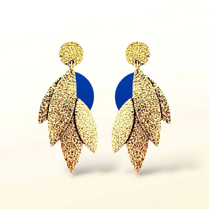 Boucles d'oreilles en cuir Sunny
