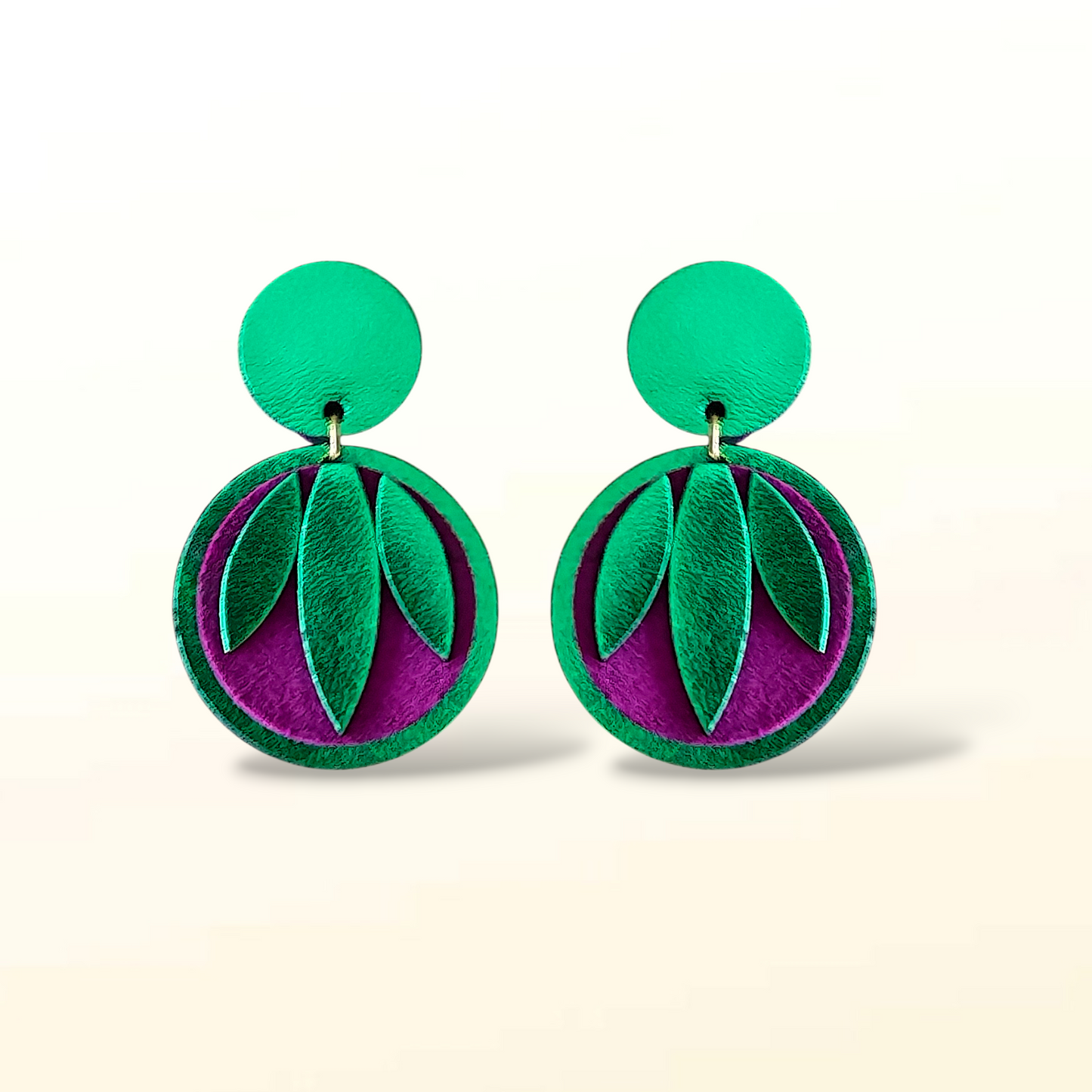 Boucles d'oreilles en cuir Salsa