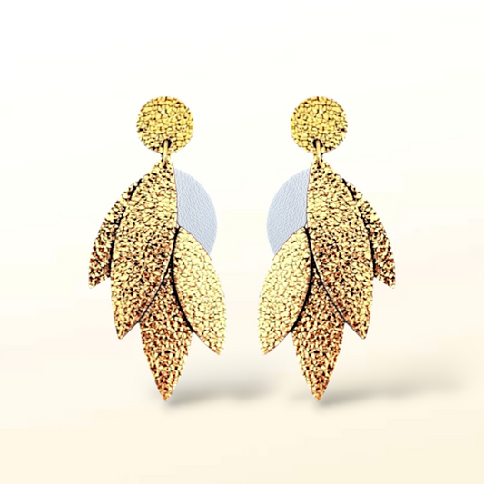 Boucles d'oreilles en cuir Sunny