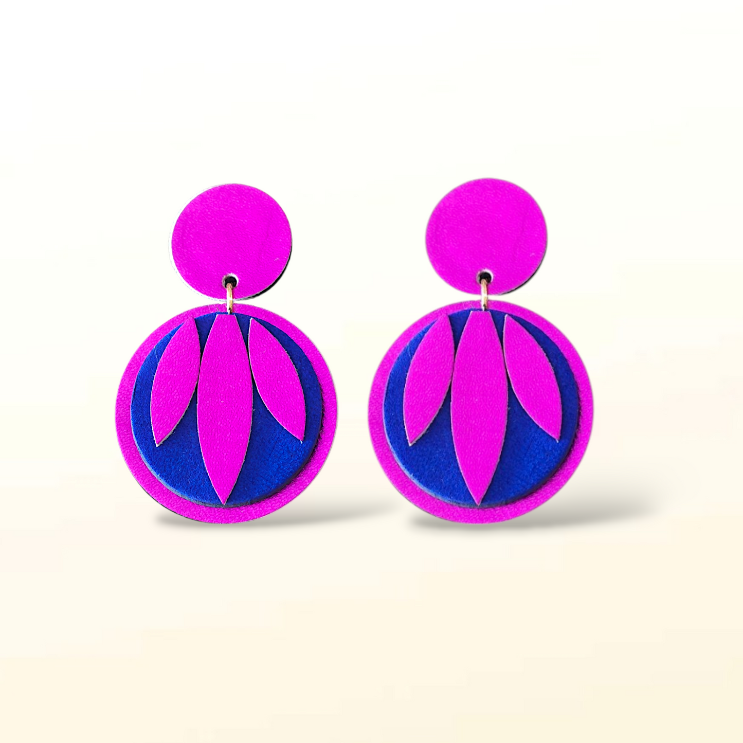Boucles d'oreilles en cuir Salsa