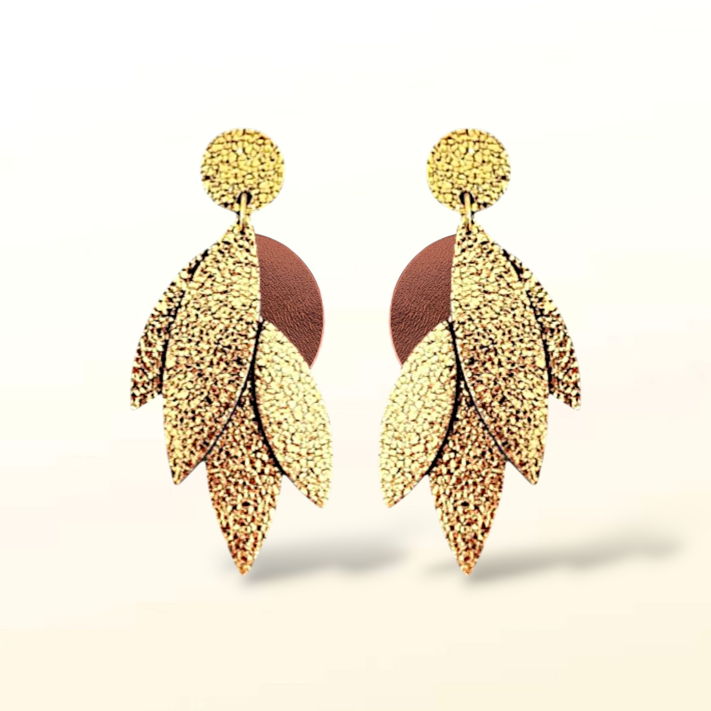 Boucles d'oreilles en cuir Sunny