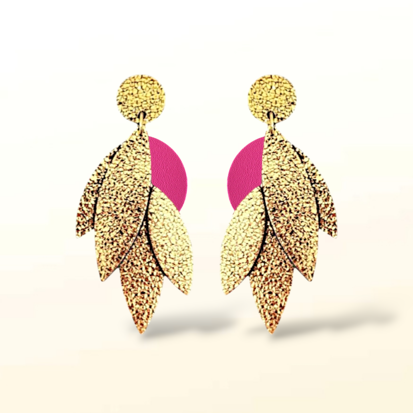 Boucles d'oreilles en cuir Sunny