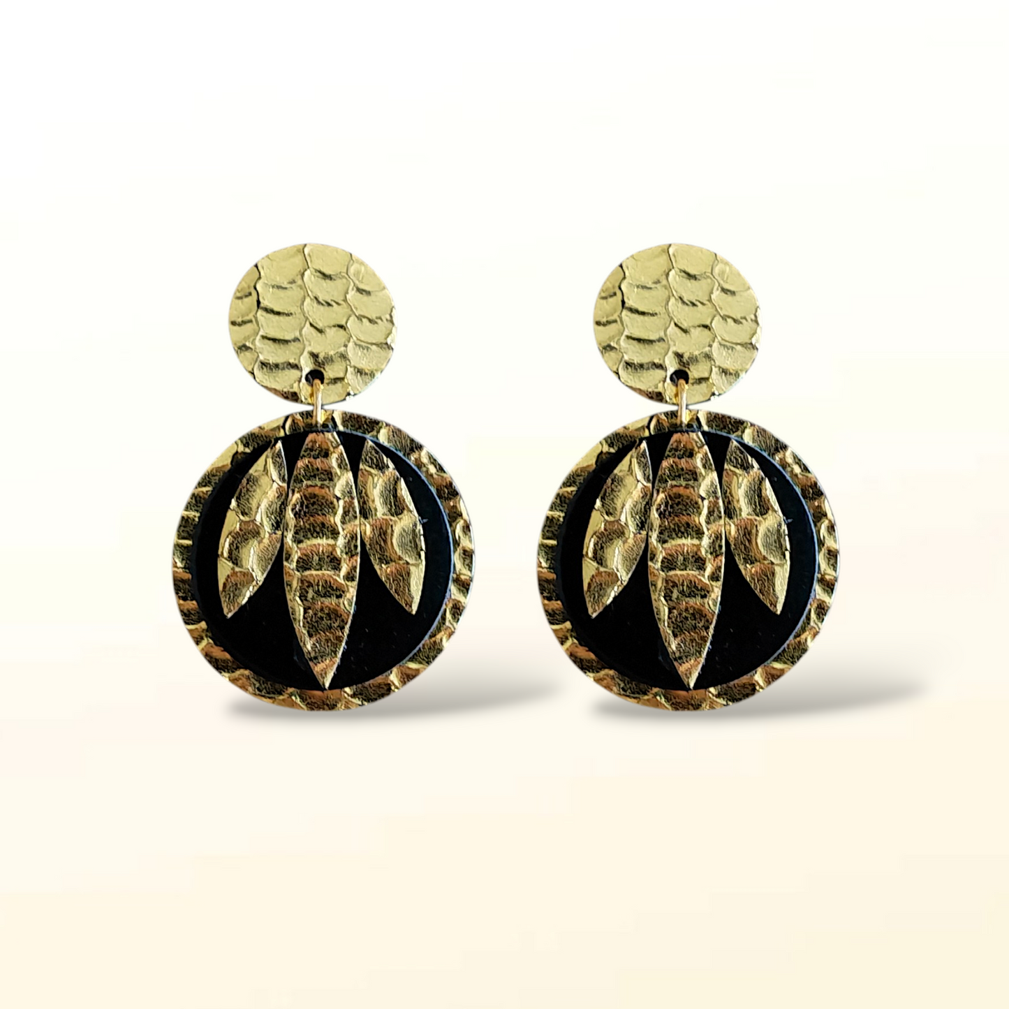 Boucles d'oreilles en cuir Salsa