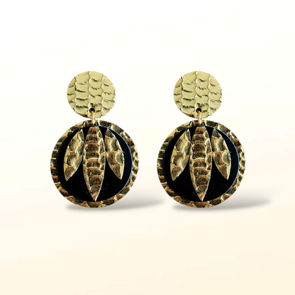 Boucles d'oreilles en cuir Salsa