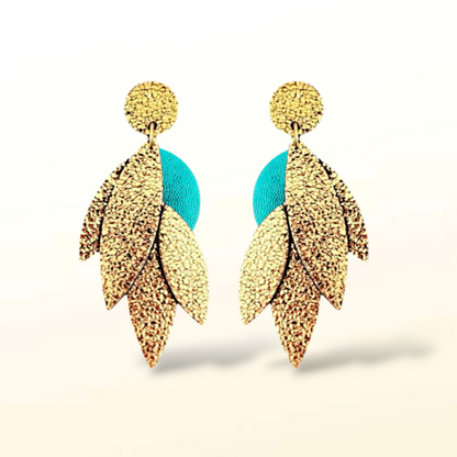 Boucles d'oreilles en cuir Sunny