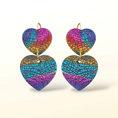 Boucles d'oreilles en cuir Big Amore Amore❤️