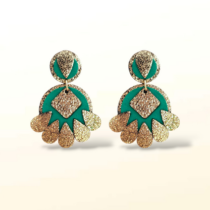 Boucles d'oreilles en cuir Bohème