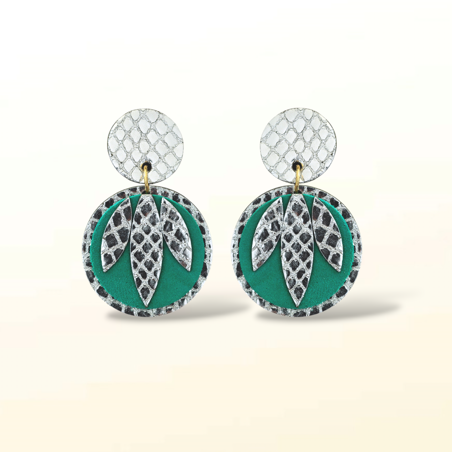 Boucles d'oreilles en cuir Salsa