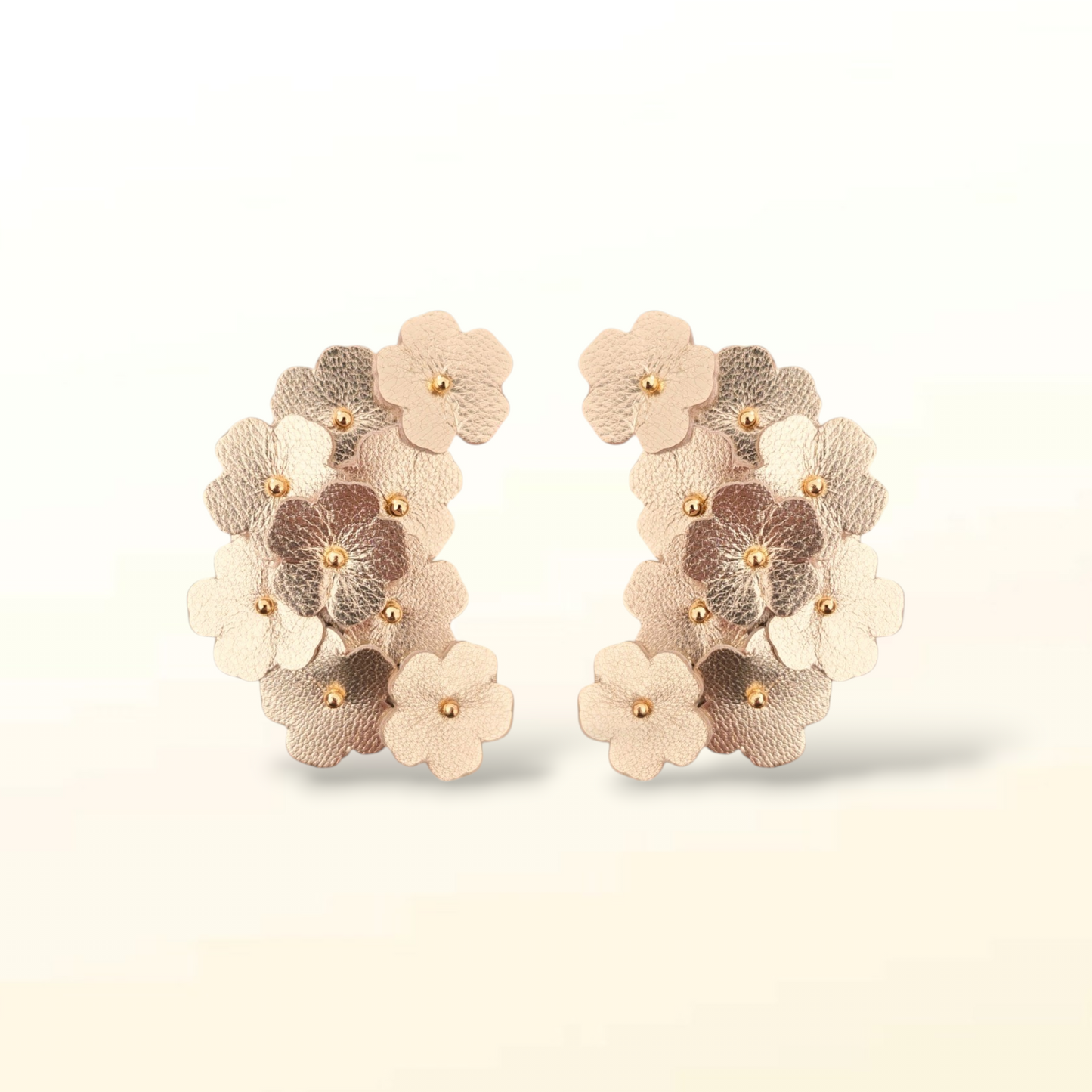 Boucles d'oreilles en cuir Mi-Avril