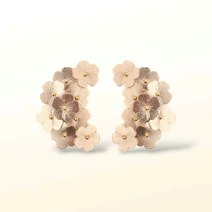 Boucles d'oreilles en cuir Mi-Avril